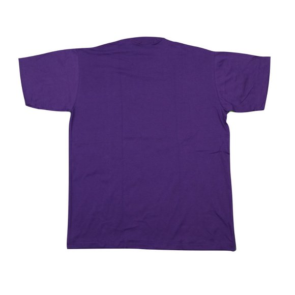 NOS Vintage 90s Rockabilly Blank T-Shirt Purple XL - Picture 2 of 5